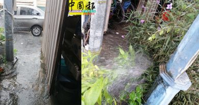 水管5度被切断！ 修不到一个月  档口又进水