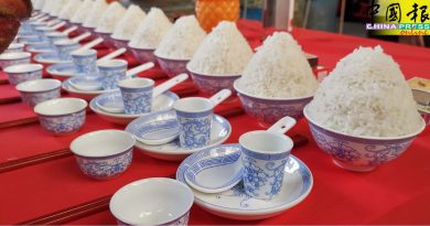 勇全殿献上24道供品  峇峇娘惹佳肴  款孤魂