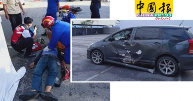 摩哆汽车相撞   骑士当场死亡
