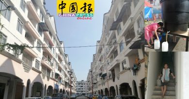 哥打拉沙马那乌达玛公寓    配水时间走样 老人苦