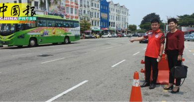 英雄广场与皇冠百列广场前路段  下周二起重铺  请留意！