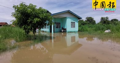 避开雨水避不了海水 人民房屋被潮水淹