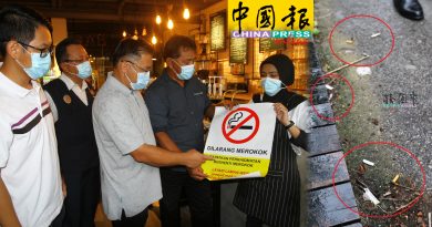 执法员大队巡鸡场街 5人无视“禁烟区” 中罚