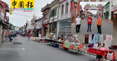刘誌俍吁鸡场街工委会      体恤小贩 豁免租金