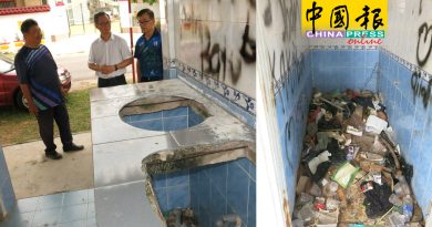 【今日马六甲头条】损坏铁门．卫生恶劣  小足球场 如虚设