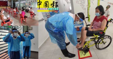 【今日马六甲头条】改线上问诊  全副“武装”针灸  义诊中心  防疫不松懈
