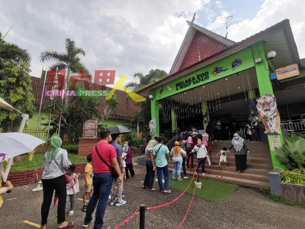 马六甲动物园在管制期间只运作6个月，收入剧减影响营运开销。（档案照）。