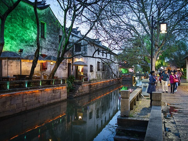 ■平江历史街区具有河街相邻及古楼林立的独特风貌。