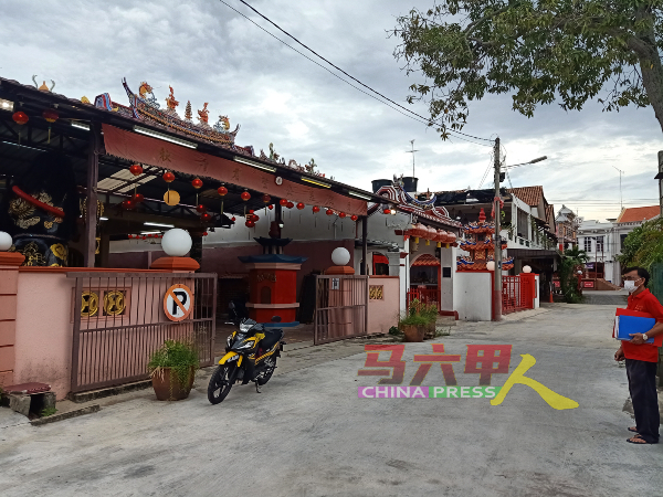 ■马六甲青山宫的不远处就是马六甲著名的鸡场街文化坊舞台。