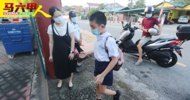 甲8华小启智班复课  学生守SOP返校