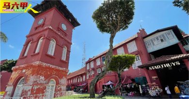 ◤今日马六甲头条◢ 旅游业开放数月  红屋大钟楼仍未修好  游客没美景拍