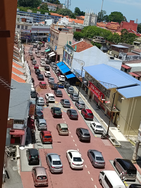 预料本周黄金假期，马六甲市区将出现大塞车情况。