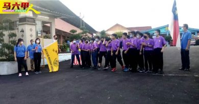 马接翁武华小办越野赛跑  学生董家协成员动起来