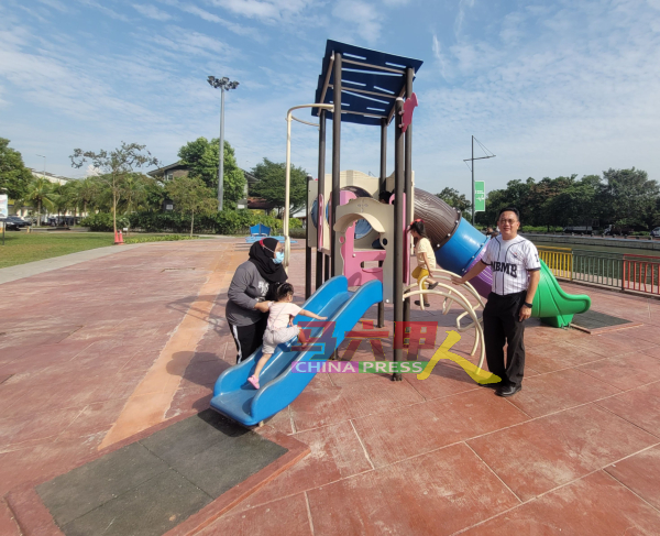 叶汉良指许多民众常带孩子到马六甲可持续性发展目标公园休闲，他希望民众爱护游乐设施。