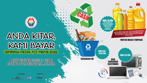 活动最后一天即9月4日，将举办“你回收，我们付钱”回收活动。
