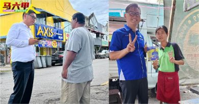 边拜票边处理民生  高启尧市区跑透透