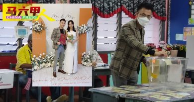 甲华堂青年团团长  骆文杰先投票再去结婚