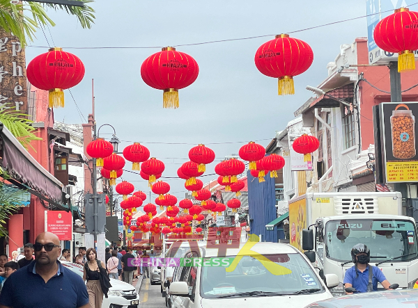 马六甲鸡场街文化坊将迎来800个大红灯笼。