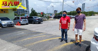 哥打路段设路拱  车祸率立马减