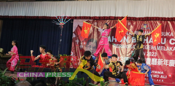 展现中华文化精髓的武术表演，赢得全场掌声。