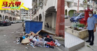 外来四驱车前来丢弃  组屋再现垃圾问题