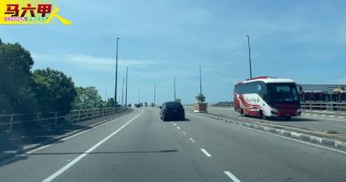 ◤今日马六甲头条◢ 桥上猛踩油飞快车  下桥后才看到限速50