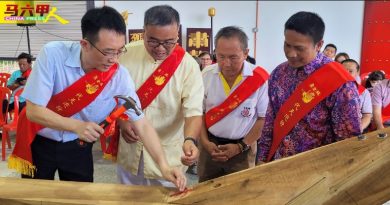 勇全殿进行第二项仪式  合安号王舡按龙骨