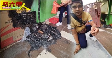 动手脚令爆竹不冲高空 屁孩放炮   邻屋起火