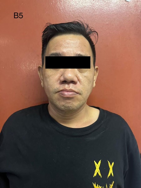 警方拘捕了5名华裔男子查办。