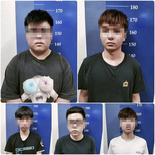 警方捣毁网络诈骗案基地，逮捕其中5名华裔男子涉及诈骗案嫌犯。