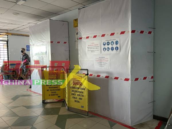 马六甲中央医院将部分电梯暂时停用，以进行提升及维修工程。