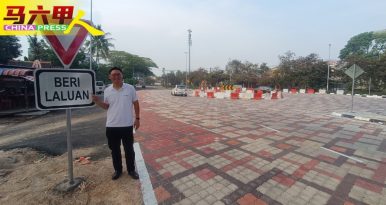 城市花园路交通圈将竣工 民众受促小心驾驶