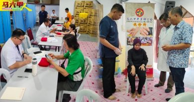 哥打拉沙马那中医义诊  4小时各族逾80人看诊