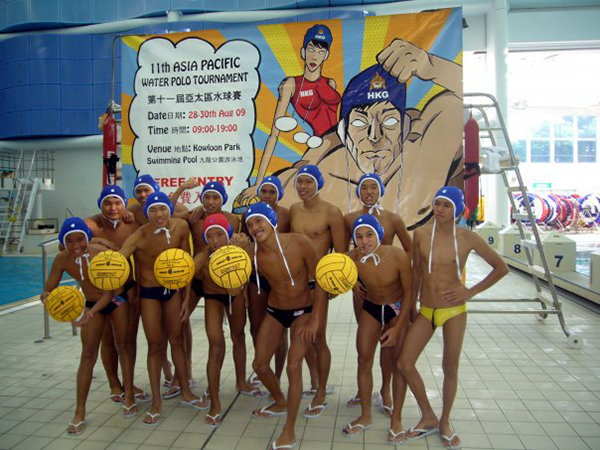 林智泉于2009年到香港参加第11届亚太区水球赛。