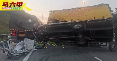 故障停大道紧急车道    罗厘撞拖格跟车员死
