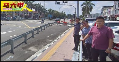 因受纠正弊端拖延 波格芒加路口提升 料 下月竣工