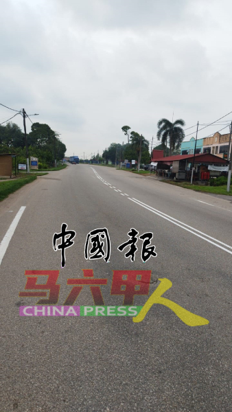 班底昆罗大路的白线已获甲公共工程局重画。