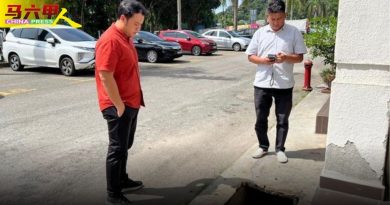 13个水沟盖不见疑被窃    武吉波浪柏迈花园现安全隐患