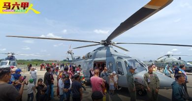 跳伞小意外未浇息民众热情 国际航空嘉年华首日  逾万人到访