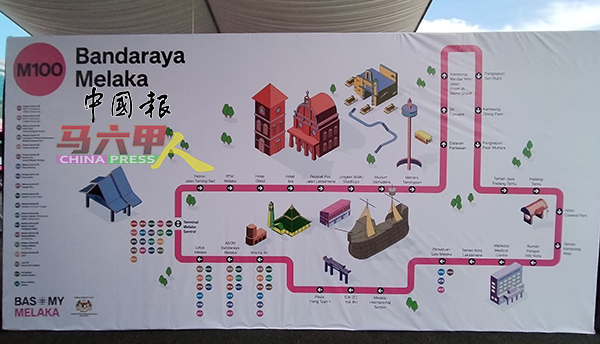 ■M100为甲州最受欢迎的巴士路线，贯穿甲市中心。