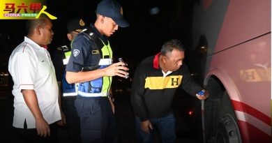 甲陆交局突击检查 17长巴违规禁上路
