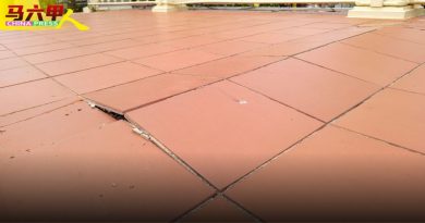 去年7月刚完成提升 鬼门关桥地砖突爆裂