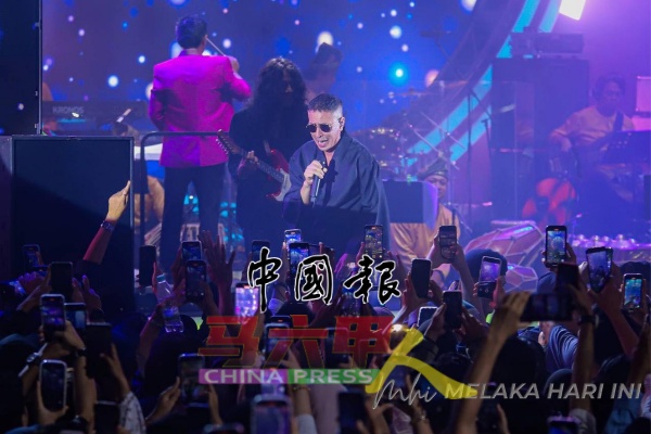 马来着名摇滚歌手艾米，献上多首动听成名曲（图取自《今日马六甲》）