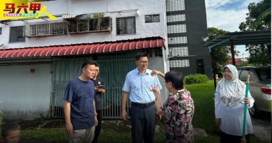 今日马六甲头条｜蔡求伟：缺保养问题多 建议拨款无管委会组屋