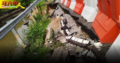 今日马六甲头条｜柠檬眼往海岸公路 2路段崩塌情况加剧
