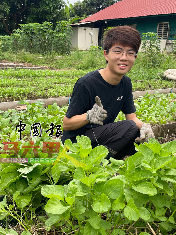 ■陈守锐透过参与活动，学习到许多平时没有接触过的技能。