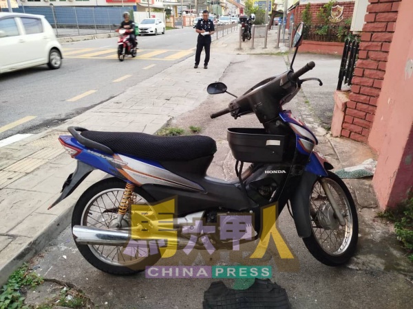 死者所騎的摩哆。(圖警方提供)