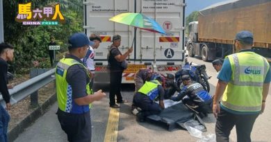 疑撞拖格罗厘后部 摩哆骑士当场不治