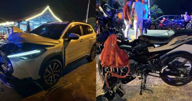 悲！共骑摩哆回家遇车祸 姐姐丧命 妹妹与5岁儿重伤！