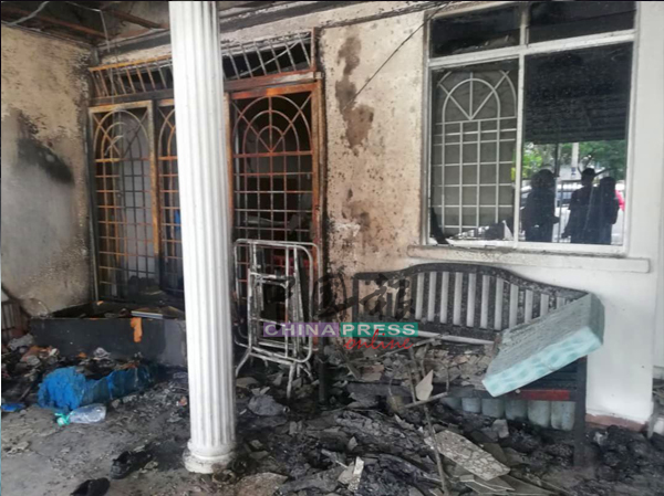 疑是受前夫欠赌债牵连，前妻共一家六口遭债主纵火追债。